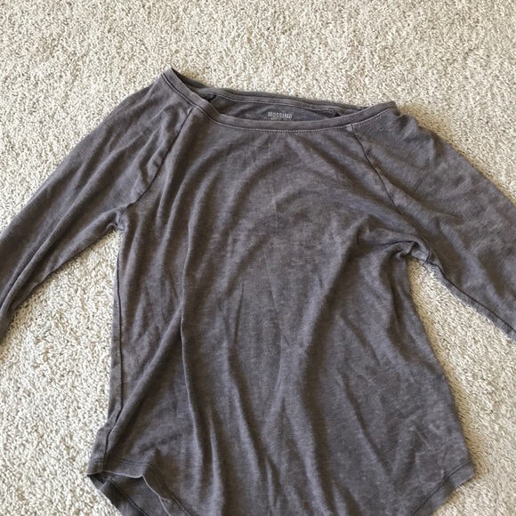 Grey 3/4 sleeve shirt - Picture 1 of 1